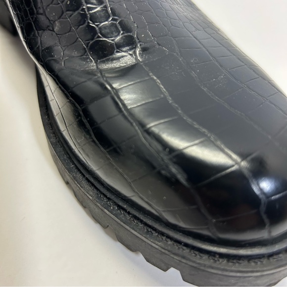 Charles by Charles David Black Radar Chelsea Boots size 9 chunky studded - Picture 8 of 10